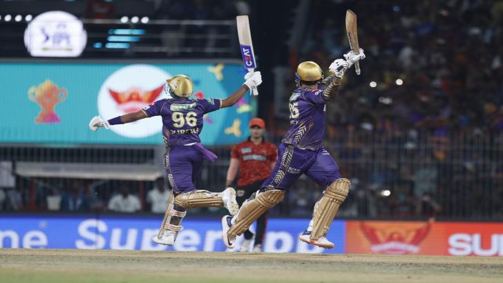 Kolkata Knight Riders batsman celebrate in IPL final 2024